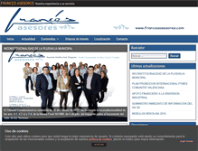 Tablet Screenshot of francesasesores.com